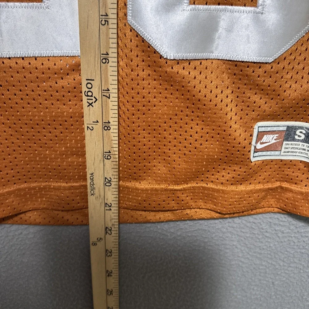 VTG Texas Longhorns Nike Earl Campbell Jersey Youth Size Small Grunge Distressed